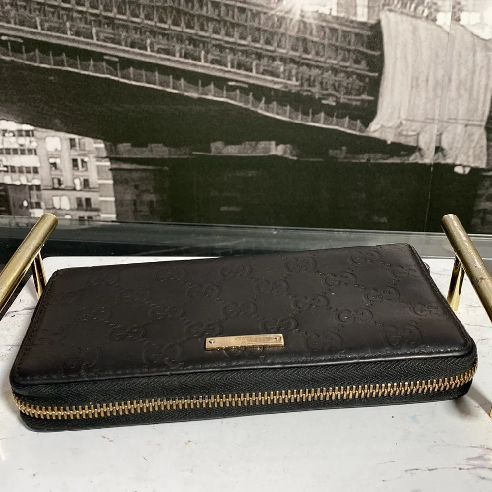 Authentic Gucci Guccissima Zippy Wallet - Picture 12 of 14